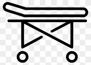 Stretcher Couch Hospital Patient Medicine Comments Clipart