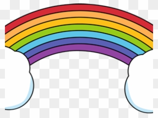 Rainbow Clipart Mustache - Border Rainbow Clipart - Png Download