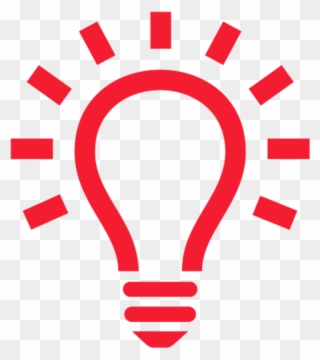 Continuous Improvement And Innovation - White Light Bulb Png Clipart
