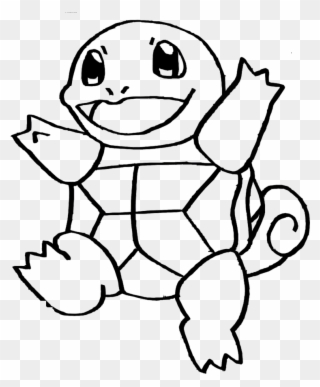 Squirtle Vinyl 280 X 300 - Coloring Pages Of Squirtle Clipart