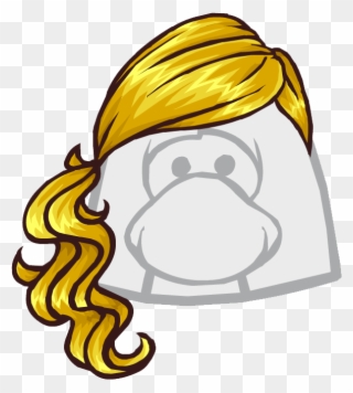 The Sidewinder - Club Penguin Brown Ponytail Clipart