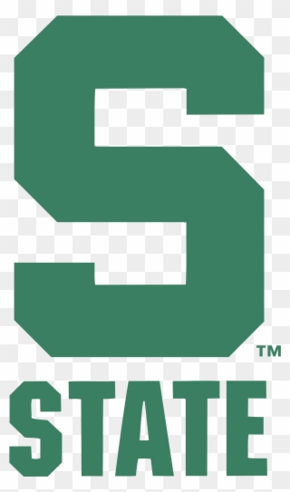 Michigan State Spartans Logo Png Transparent - Michigan State University S Logo Clipart