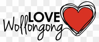 On Sunday At Church We Had Our 'love Wollongong' Service - Heart Clipart