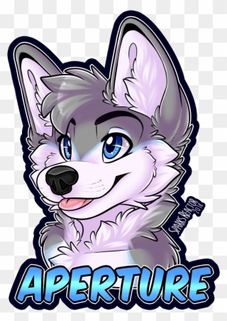Soft Shade Bust Badge Commission For Aperturehusky Clipart
