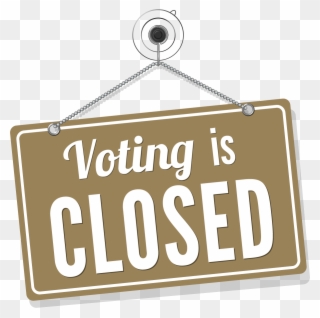 Voting Is Closed - Kitchen Closed Clipart