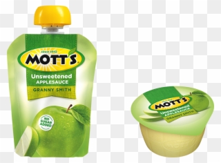Mott's® Unsweetened Applesauce Granny Smith Mott's® - Motts Applesauce Pouch Clipart