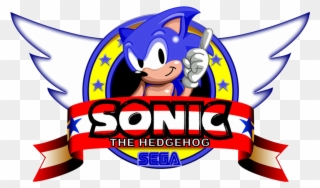 Sonic Logo - Sonic The Hedgehog Game Logo Clipart