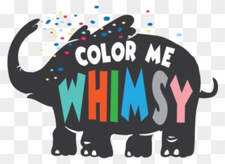 Color Me Whimsy - Indian Elephant Clipart