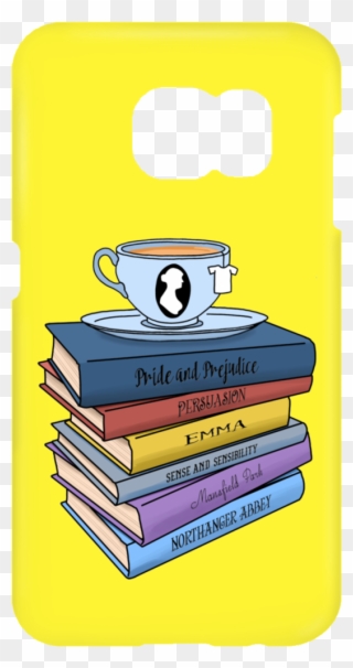 Tea And Books Samsung Galaxy S7 Phone Case Clipart