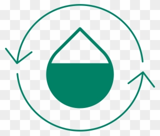 Reduce Wasted Water - Circle Clipart