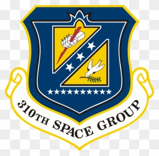 310th Space Group - Pacific Air Forces Logo Clipart