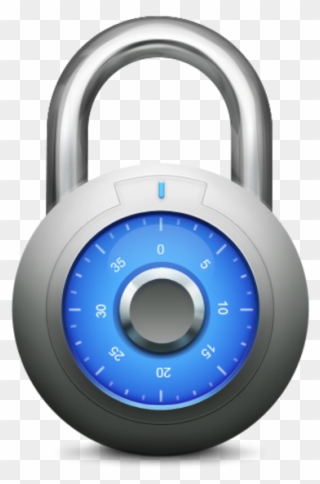 Lock Clipart Encryption - 3d Lock Icon Png Transparent Png