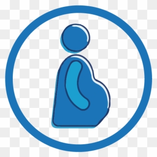 High Risk Pregnancy - Circle Clipart