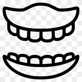 False Teeth Comments - Protesis Faciales Png Negro Clipart