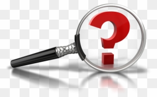 Ask - Magnifying Glass Question Mark Clipart