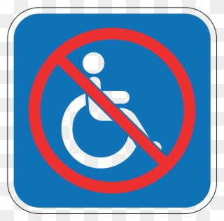 No Handicap Wheelchair Logo, - No Handicap Sign Clipart