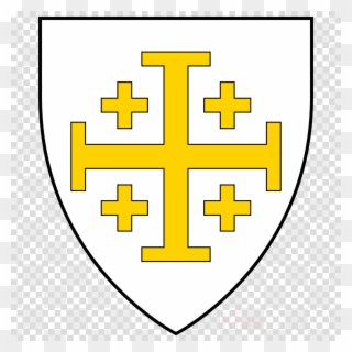 Jerusalem City Coat Of Arms Clipart Kingdom Of Jerusalem - Fulk King Of Jerusalem Coat Of Arms - Png Download