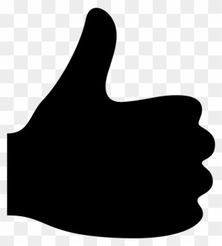 Thumb Computer Icons Art - Thumbs Up Icon Transparent Clipart