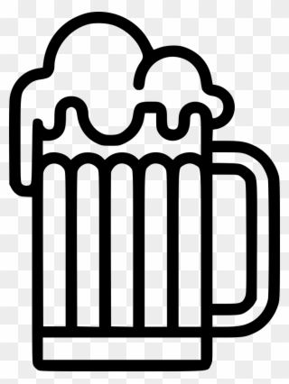 Beer Pint Svg Png Icon Free Download - Outline Beer Mug Png Clipart