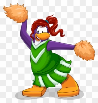 Snow And Sports Sept 2014 5 - Club Penguin Cheerleader Clipart
