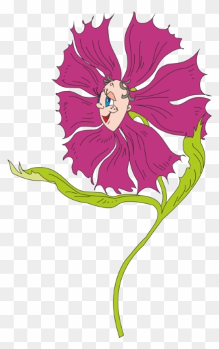 Мультяшный Цветок Clipart