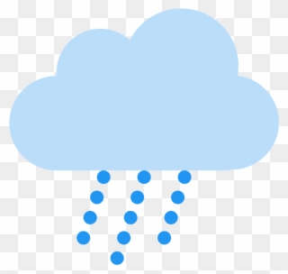 This Icon Is Showing Weather That Is Moderate Rain - Weather Forecasting Clipart