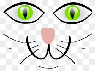 Lips Clipart Traceable - Cat Eyes Clipart - Png Download