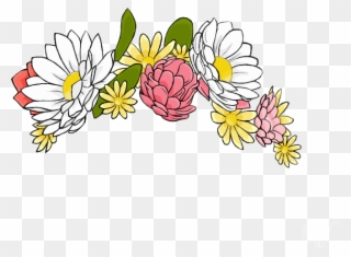 Flowers By Hyerszn On - Snapchat Flower Filter Clipart - Png Download