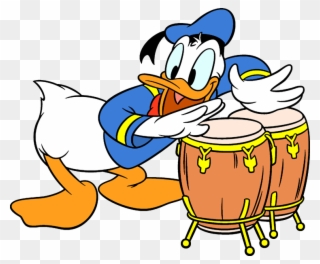 Donald Duck Clipart Safari - Donald Duck Music Gif - Png Download
