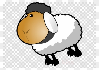 Sheep Clip Art Clipart Blackhead Persian Sheep Christian - Custom Cartoon Sheep Throw Blanket - Png Download