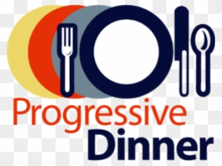 Progressive Dinner Clip Art - Png Download