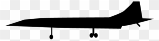 Stickers Autocollant Avion Silhouette - Concorde Clipart