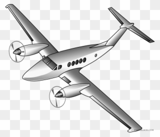 Free Black White Images Clipartblack - Small Airplane Clip Art - Png Download