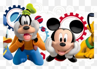 Mickey Mouse Clipart Gears - Disney Mickey Mouse Clubhouse Capers Giant Wall Decal - Png Download