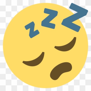 Open - Sleeping Emoji Transparent Background Clipart