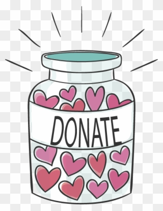 Donation Jar - Donate Jar Clipart