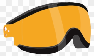 Orange Visor - Illustration Clipart