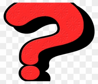 Question Mark Clipart Punctuation - Red Question Mark Transparent - Png Download