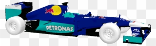 2001 Sauber Side - Formula One Car Clipart