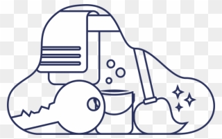Tailored Service - Line Art Clipart