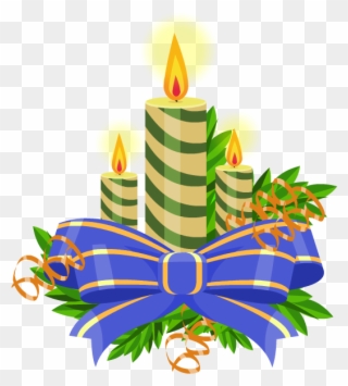Happy Holidays - Birthday Candle Clipart