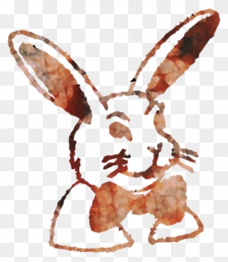 Hare Clipart Domestic Rabbit Easter Bunny Hare - Rabbit - Png Download