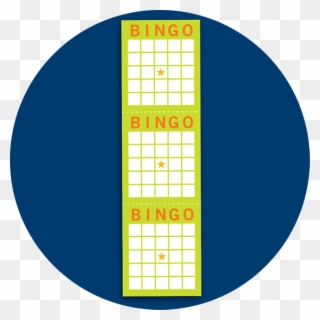 A Strip Of Three Bingo Cards - Bingo Card Clipart