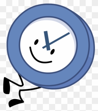Clockity Clock - Battle For Dream Island Clock Clipart