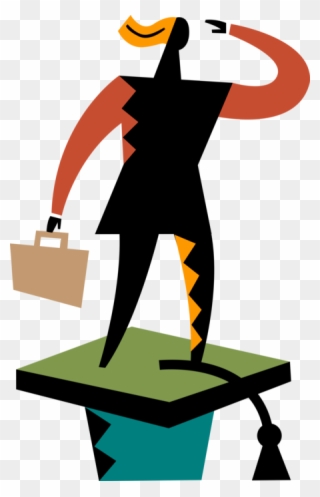 Vector Illustration Of High School College, University Clipart