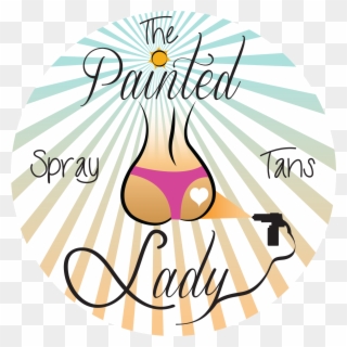 The Painted Lady Spray Tans Clipart