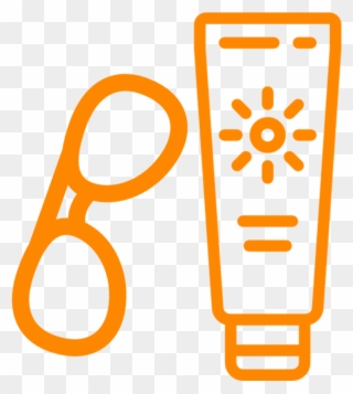 Let's Get Tan - Sunscreen Clipart