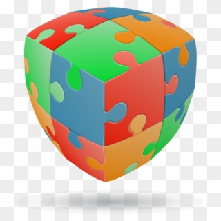 Vcb2cj V-cube Jigsaw - V-cube Jigsaw 2x2 Pillow Puzzle Clipart