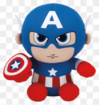 Shop Categories - Captain America Beanie Baby Clipart