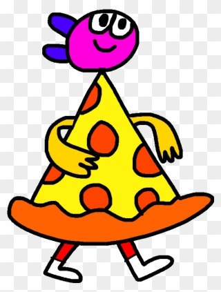 Hungry Pizza Sticker By Jon Burgerman Clipart